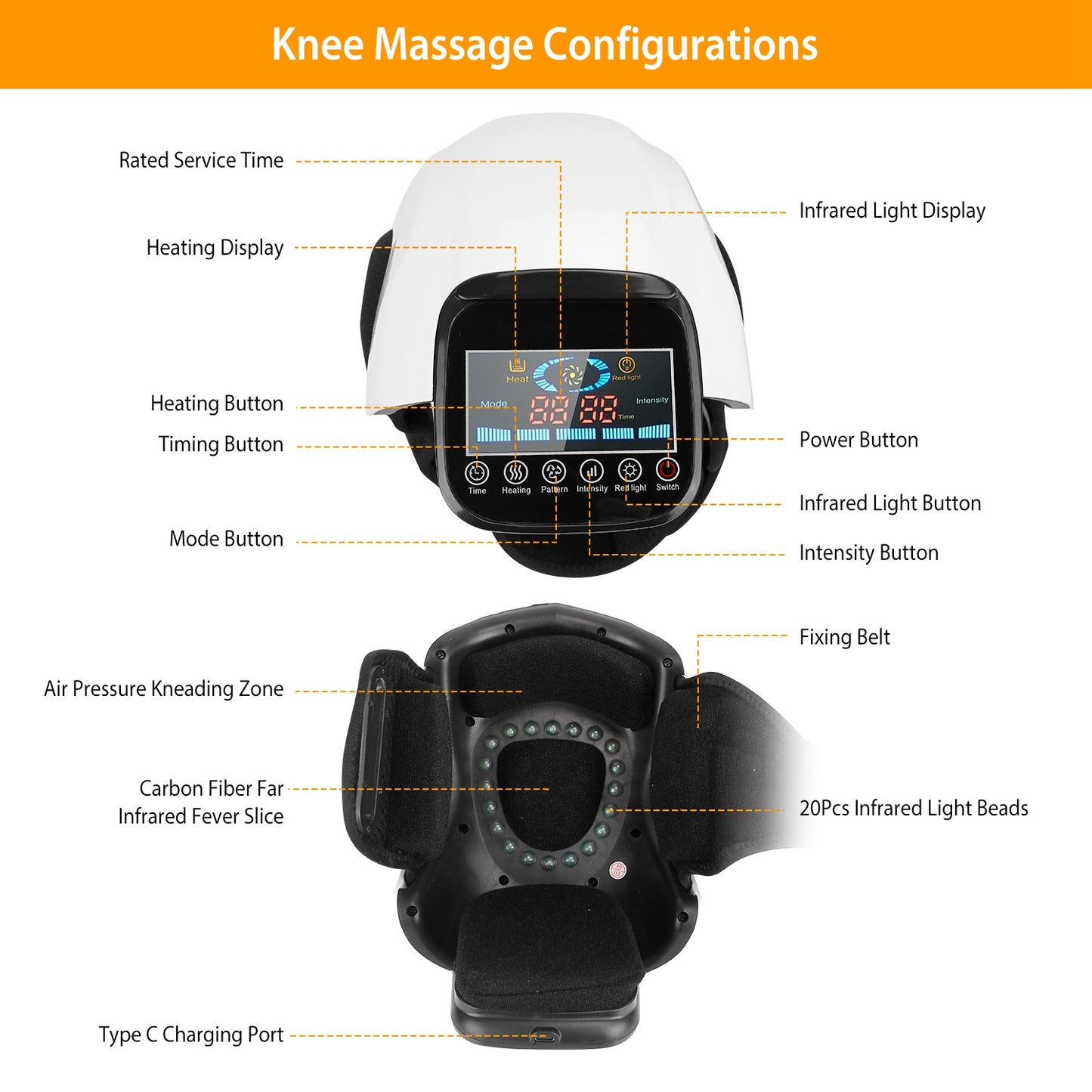 RELEVIA™ Knee Heat Massager