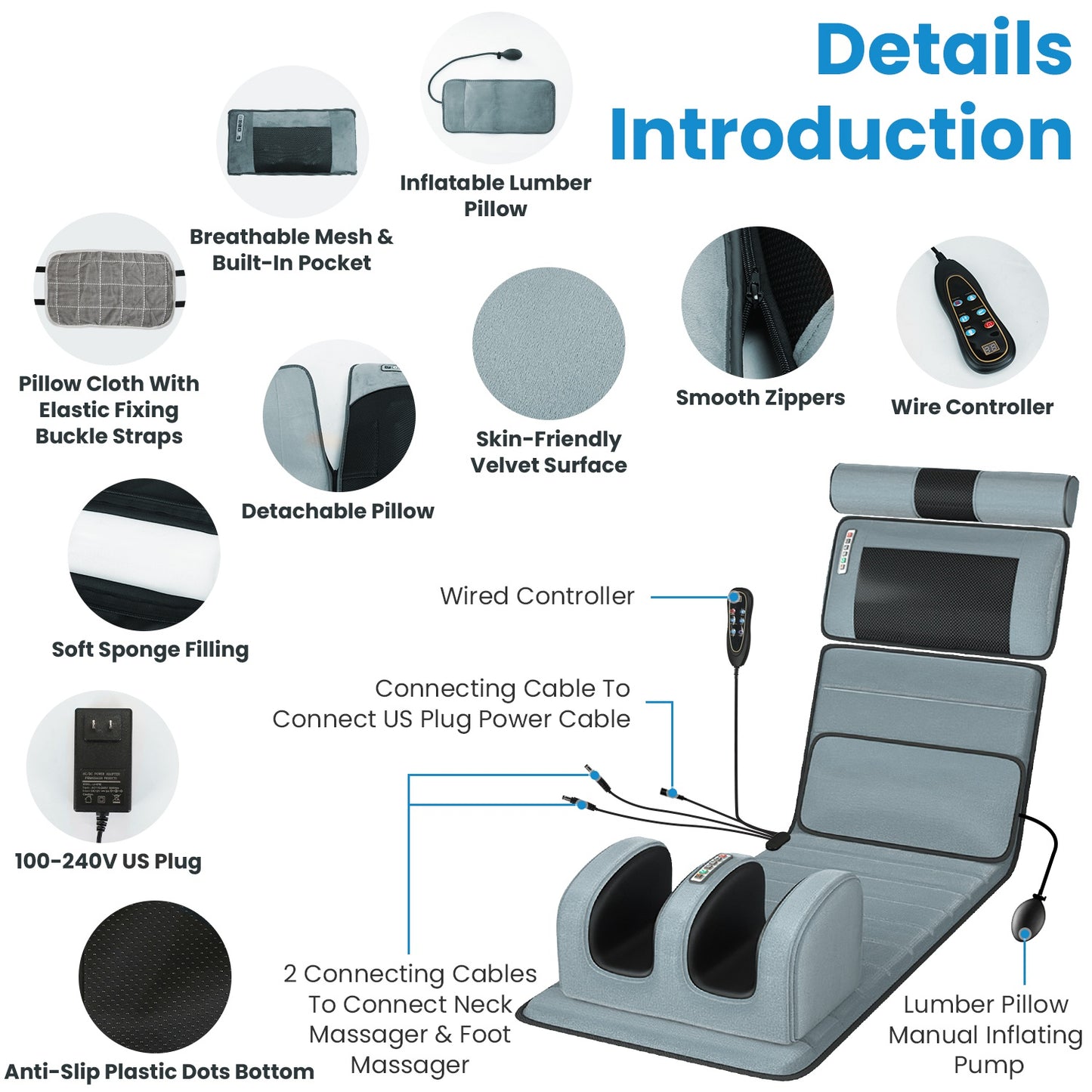 RELEVIA™ Full-Body Massage Pad